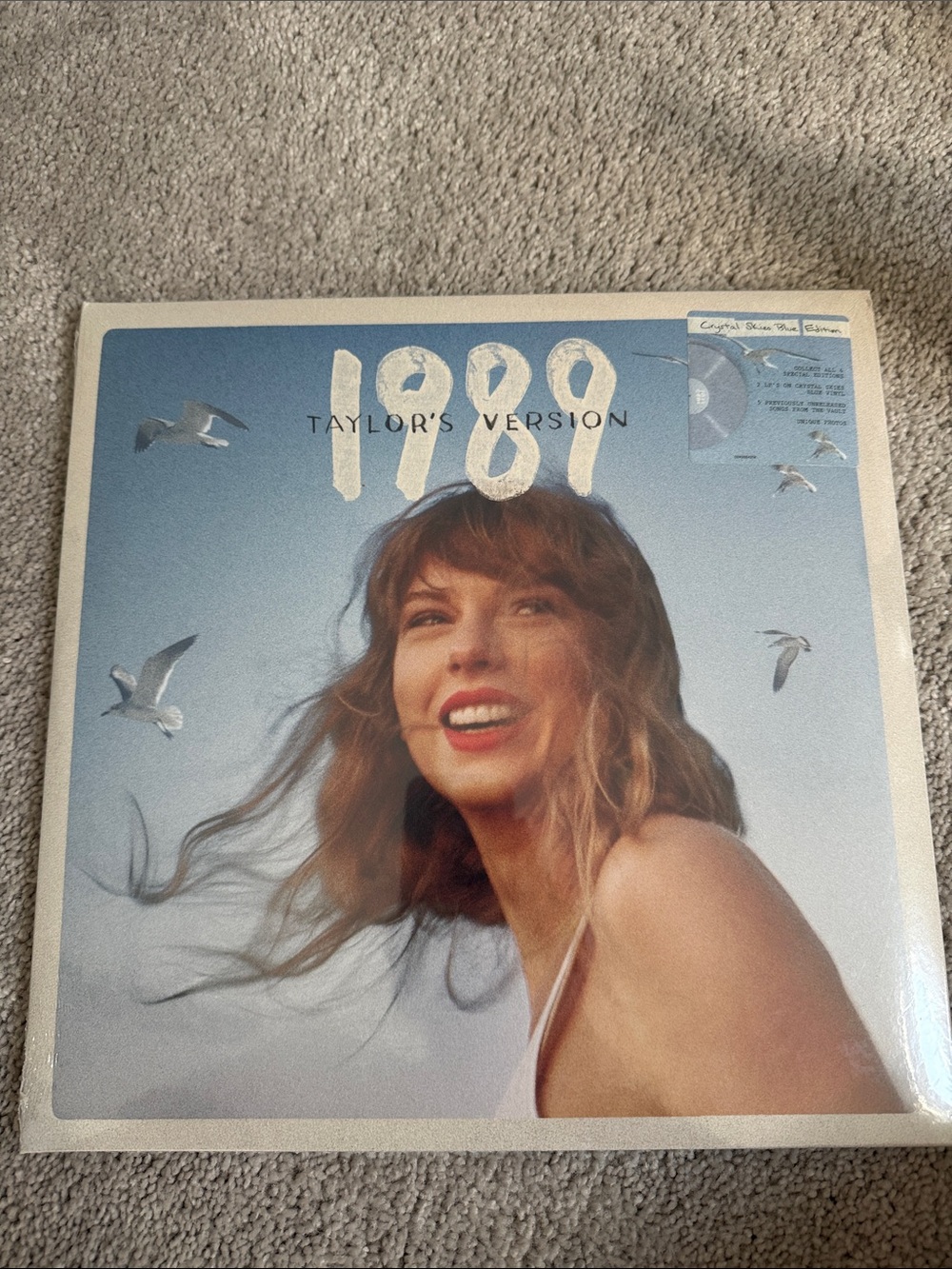 Taylor Swift 1989 Vinyl Crystal Skies Blue Edition
